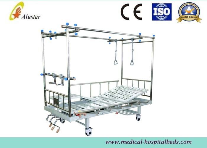 Two Column Type Orthopedic Traction Bed Hospital Vertebra 3 Crank Bed (ALS-TB02c)